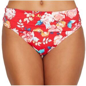 Lauren Ralph Lauren NWT size 6 banded red floral swim Bottoms